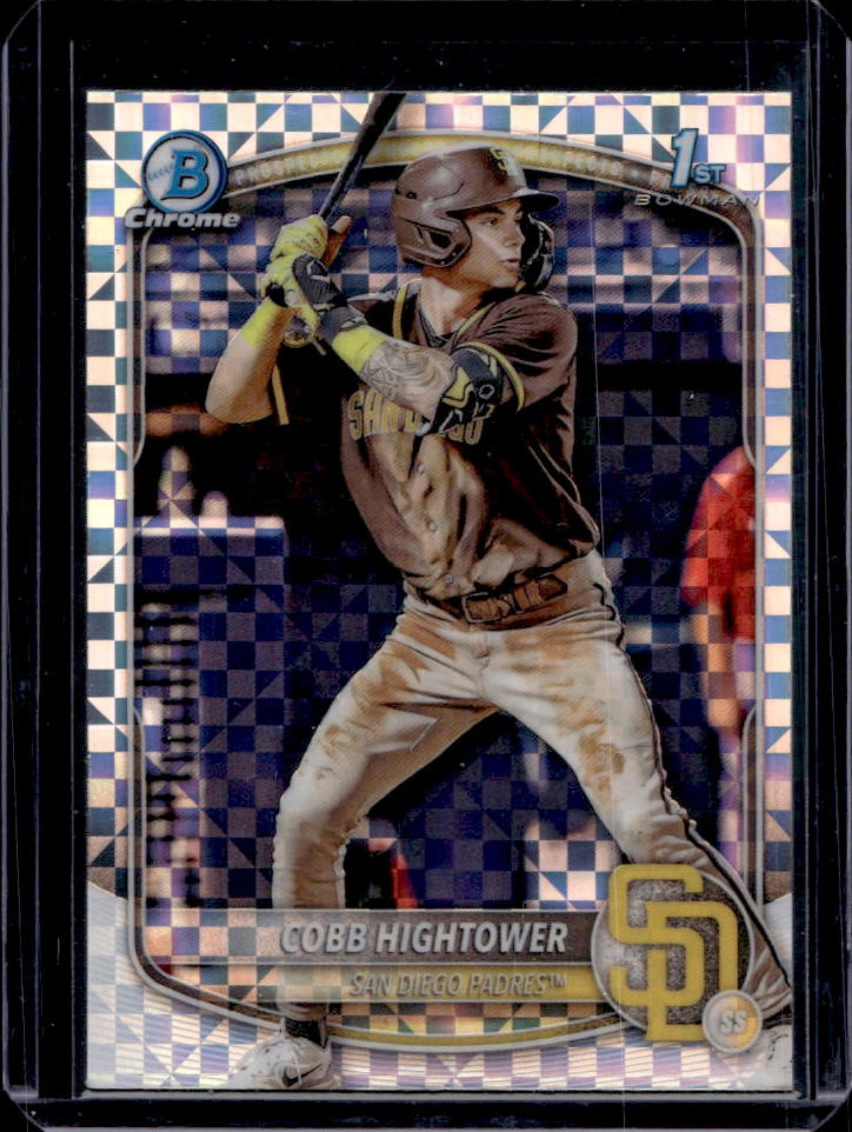 2025 Bowman Cobb Hightower Chrome Refractor X-Fractor 1st Prospect #BCP-104
