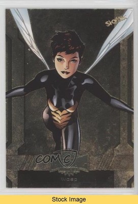 2024 Skybox Marvel Metal Universe Avengers Gold The Wasp Wasp #1 READ 1b8