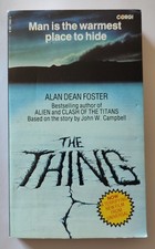 Alan Dean Foster THE THING Novelisation Corgi...