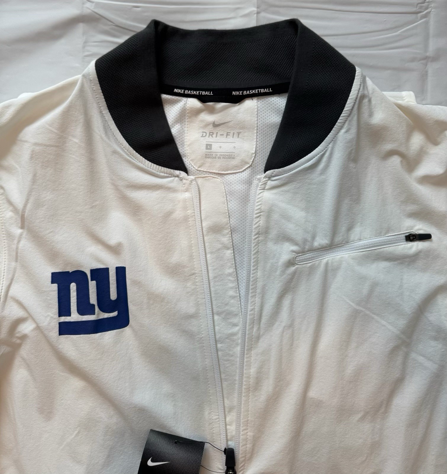 SACAI X NIKE Giacca New York Giants Nike Dri Fit taglia grande colore bianco