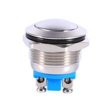 Waterproof Round Push Button Switch Stainless 12v Resetmomentaryhorn Carboat