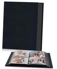 Photo Album 4x6 for Wedding Gifts,Linen Hardcover Picture 200 Pockets Black