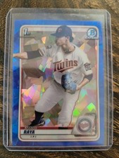 2020 BOWMAN CHROME MARCO RAYA BLUE SAPPHIRE BASEBALL CARD Minnesota Twins INVEST
