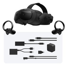 HTC Vive Focus Vision Wired Bundle with Facial Tracker - VR Headset with Display