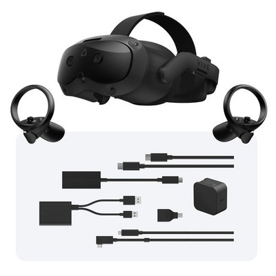HTC Vive Focus Vision Wired Bundle with Facial Tracker - VR