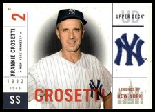 2001 Upper Deck Legends of New York #105 Frankie Crosetti