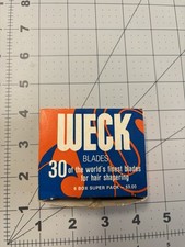 Vintage Weck Replacement Razor Blades. New Old Stock.