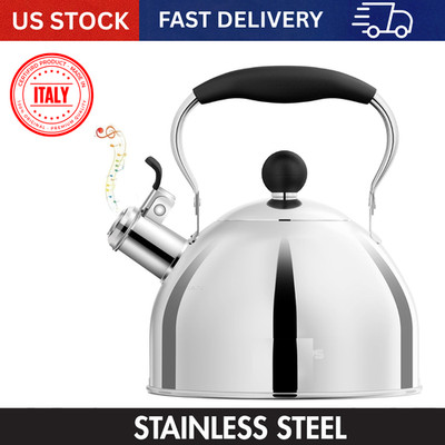 Premium Whistling Stovetop Tea Kettle Food Grade Stainless Steel, Easy to Use