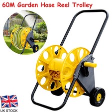 Garden Hose Reel Trolley Portable Water Pipe Free Standing Hose Cart Holder