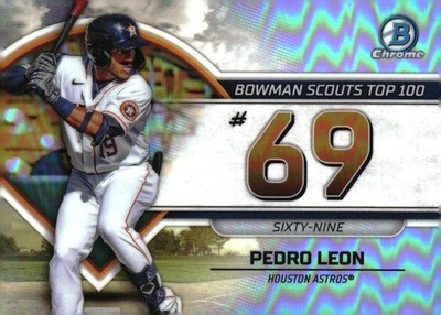 2023 Bowman #BTP-69 Pedro Leon Bowman Scouts Top 100