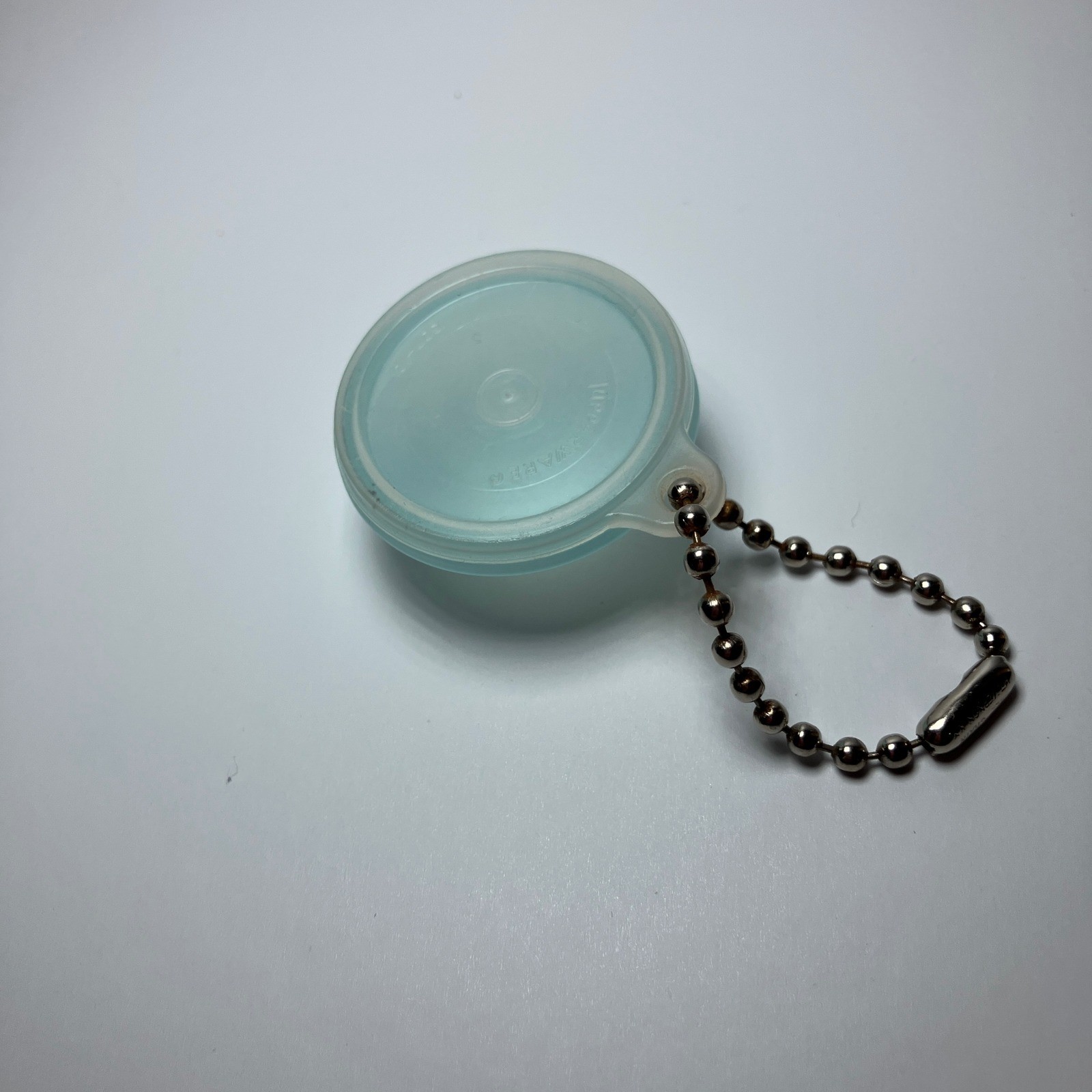Tupperware Keychain Mini Container Tiny Round Blu… - image 4