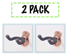 2 Pack  Guitar Wall Mount Hangers 2 Pack, for Bass, Electric Guitar Etc.