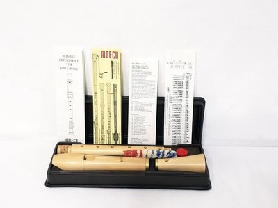 Moeck Tuju 236 Altblockflöte Barock Ahorn With Papers + Case Excellent Condition