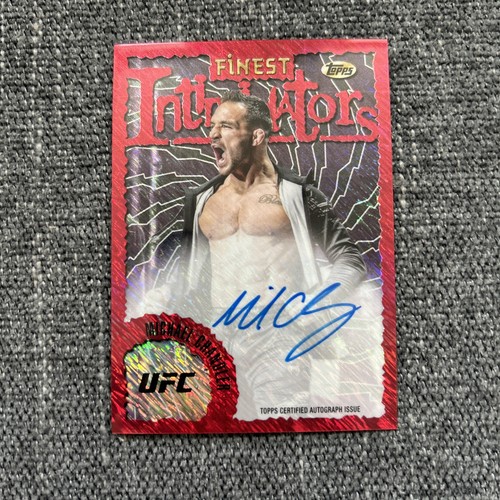 2024 Topps Finest UFC Michael Chandler Auto Intimidators Red Shimmer U67