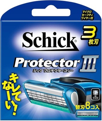 Chic SCHICK Protector Three Three Blade Replacement Blade (8 pieces)