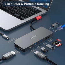 BENFEI 9in1 USB C MST Laptop Docking Station, USB-C Hub with USB-C to HDMI