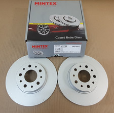 BRAKE DISCS X2 251 mm COATED REAR FITS FIAT 500L MINTEX MDC2401C