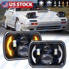 For Mazda B2000 B2200 B2600 Rx-7 Glc Pickup 2pcs 7x6 Led Headlights Z-beam Drl For Mazda B2000 B2200 B2600 Rx-7 Glc Pickup 2pcs 7x6 Led Headlights Z-beam Drl