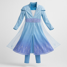 Disney Frozen 2 Elsa Costume Set Toddler Size 3 Princess Dress Outfit NWT NEW