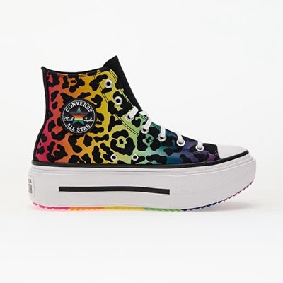 Converse Chuck Taylor All Star Platform Pride Shoes Leopard