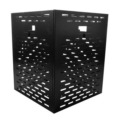 Low Smoke Burn Barrel 55 Gal - Heavy Duty Steel Incinerator Cage for Yard Waste