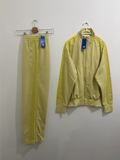 Adidas Originals Classics Firebird Tracksuit Pastel Yellow Light Yellow Size 2XL