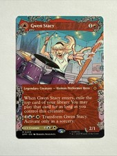 Gwen Stacy Ghost Spider 0209 Non-Foil Borderless Spider-Man Magic Gather Mythic