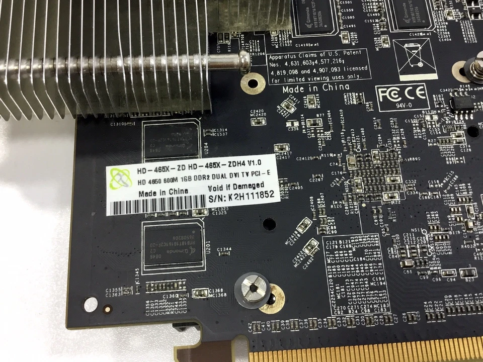 XFX Radeon HD 4650 1GB DDR2 PCI Express 2.0 x16 Graphics Card HD-465X-ZDH4 - Image 2 of 4