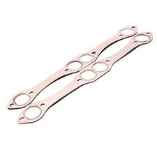 Exhaust Manifold Gasket Set - Car SBC Exhaust Gaskets Oval Port Copper Header