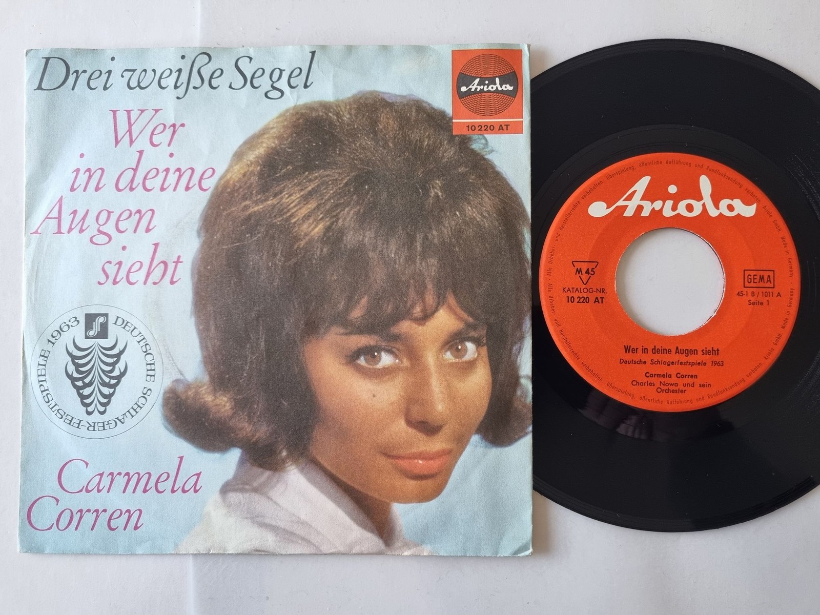 Carmela Corren - Wer in deine Augen sieht 7'' Vinyl Germany