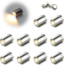 10 Pack Small Spotlight Battery Operated LED Lights, Warm White LED Wireless Min