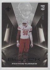 2021 Panini Black Rookies Silver 5/75 Payton Turner #153 7m3