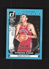 2014-15 Donruss Scoring Kings Stat Line Career #42 Bob Pettit Hawks #/264
