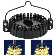 Flag-Pole Christmas-Tree Light Kit - Christmas Tree Flag Pole Mega Topper Hook