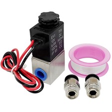 Stainless Steel 2V025-08 1/4" DC12V 2Way NC Electric Solenoid Air Gas Oil Valve