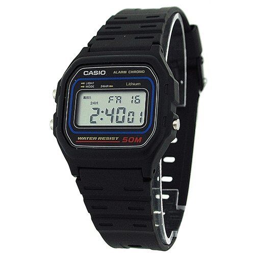 Casio W59 Gents Mens Digital Calendar Sports Black Plastic Strap Watch For Sale Online Ebay