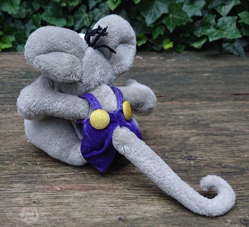 Gris Diddl Souris Salopette Animal en Peluche Thomas Bande Dessinée 20 CM - Photo 8/12