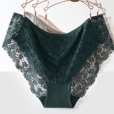 Ladies Briefs Knickers Womens Underwear Comfort Fit Lace Panties Plus Size