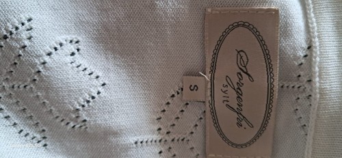 Sorgenfri Sylt..Cardigan Strickjacke..Gr.S 34/36..wollweiß..NEUWERTIG.. - Bild 5 von 7
