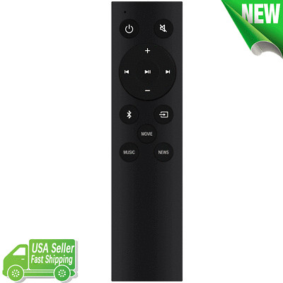 Replace Remote Control for 2.1 Channel TCL Home Theater Sound Bar TS7010 TS7000