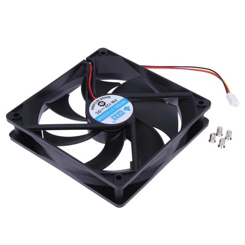 12cm 120mm pour Ventilateur DC Brushless 12V 0.25A 2 Lignes 2 Broches Connecteur Haute Vitesse - Photo 18/24