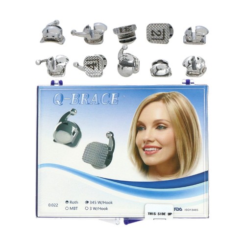 Dental Orthodontic Self-Ligating Brackets Q-type ROTH 0.022 345 Hook - Picture 1 of 9