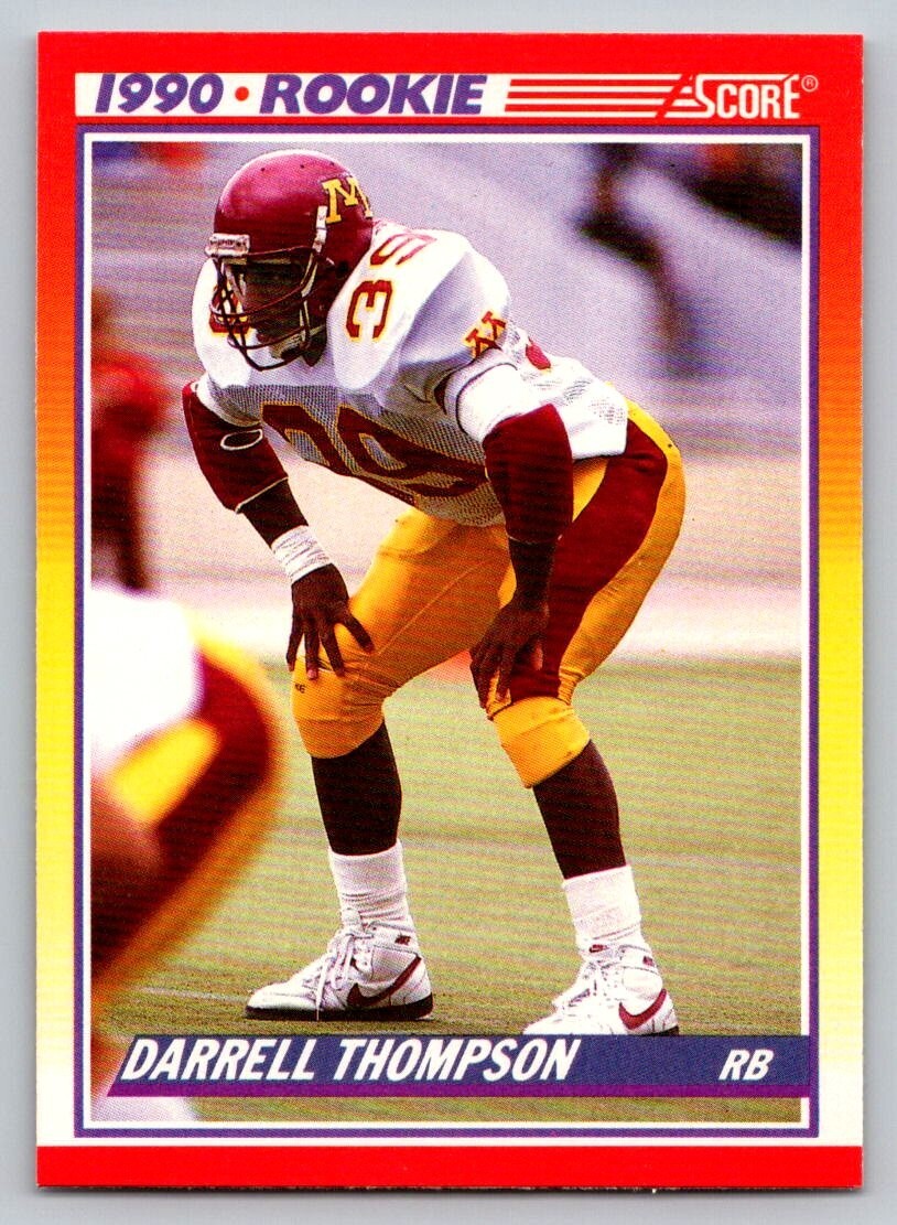 1990 Score - #636 Darrell Thompson (RC)