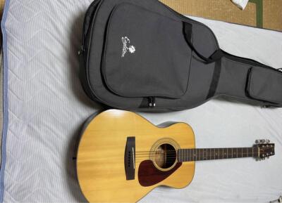 Acoustic Guitar Yamaha FG-130 Natural Japan Made with Gig Acoustic Guitar Yamaha FG-130 Natural Japan Made with Gig