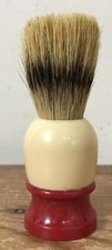 Vintage Ever-Ready C40 Cream Red Sterilized Badger Shaving Cream Brush