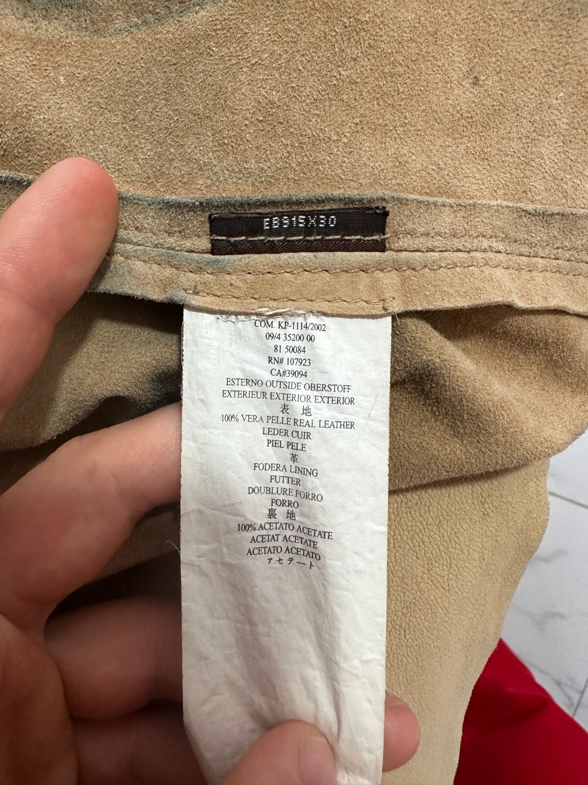 2002 Moncler Real Leather Basic Bomber Jacket Vin… - image 23