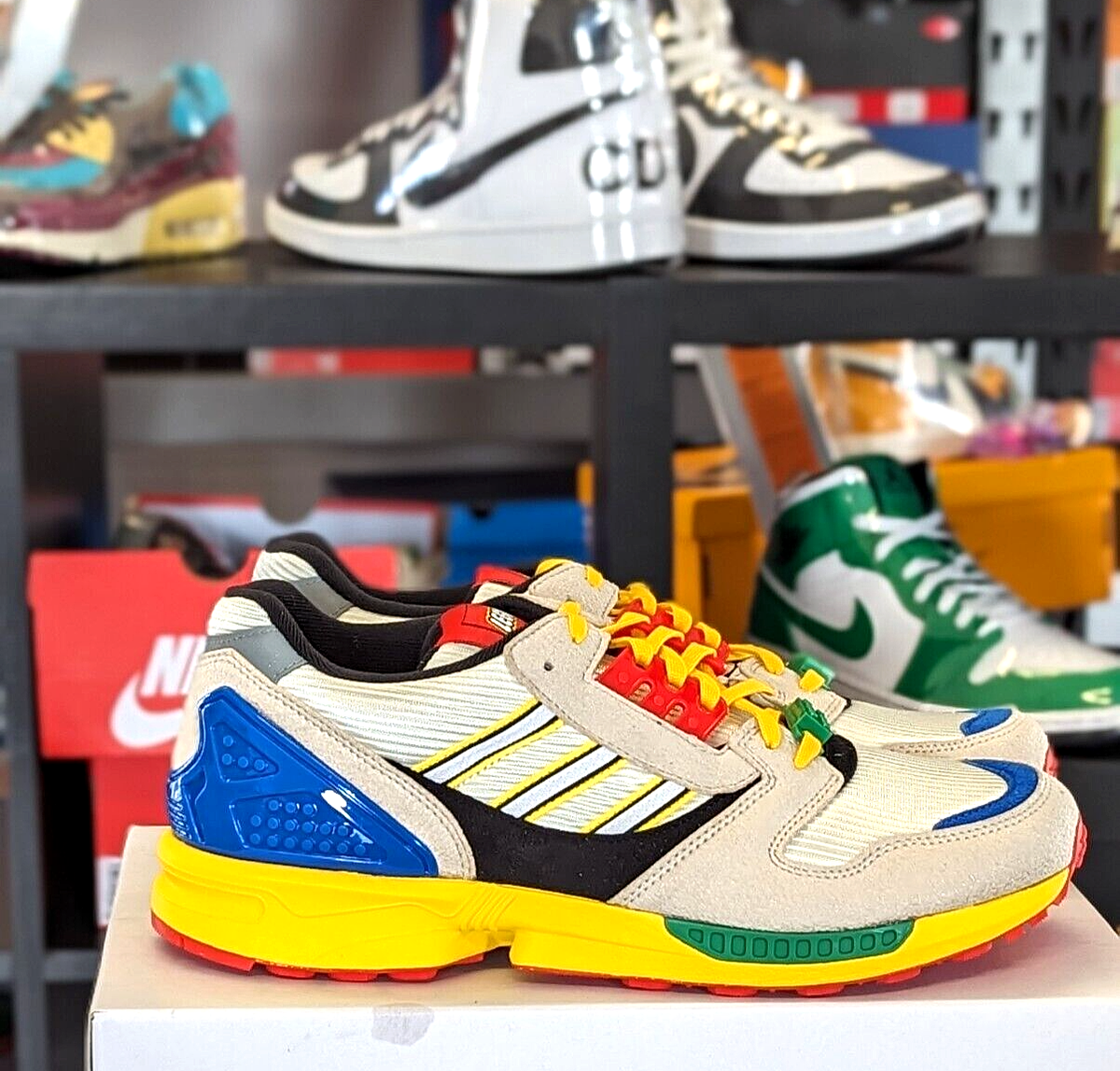Adidas ZX 8000 LEGO Limited Edition Shoes Men's Size 13.5 Adidas ZX 8000 LEGO Limited Edition Shoes Men's Size 13.5