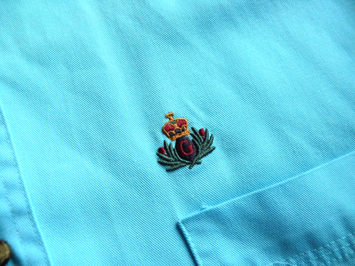 Gant Chelsec Twill Short Sleeve shirt - Turquoise color -sz XL - Picture 2 of 8