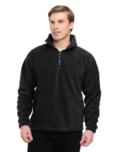 Panda Fleece 1/4 Zip Pullover Jacket 