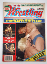 INSIDE WRESTLING  JUNE 1986 - RIC FLAIR / TULLY BLANCHARD / TED DEBIASE